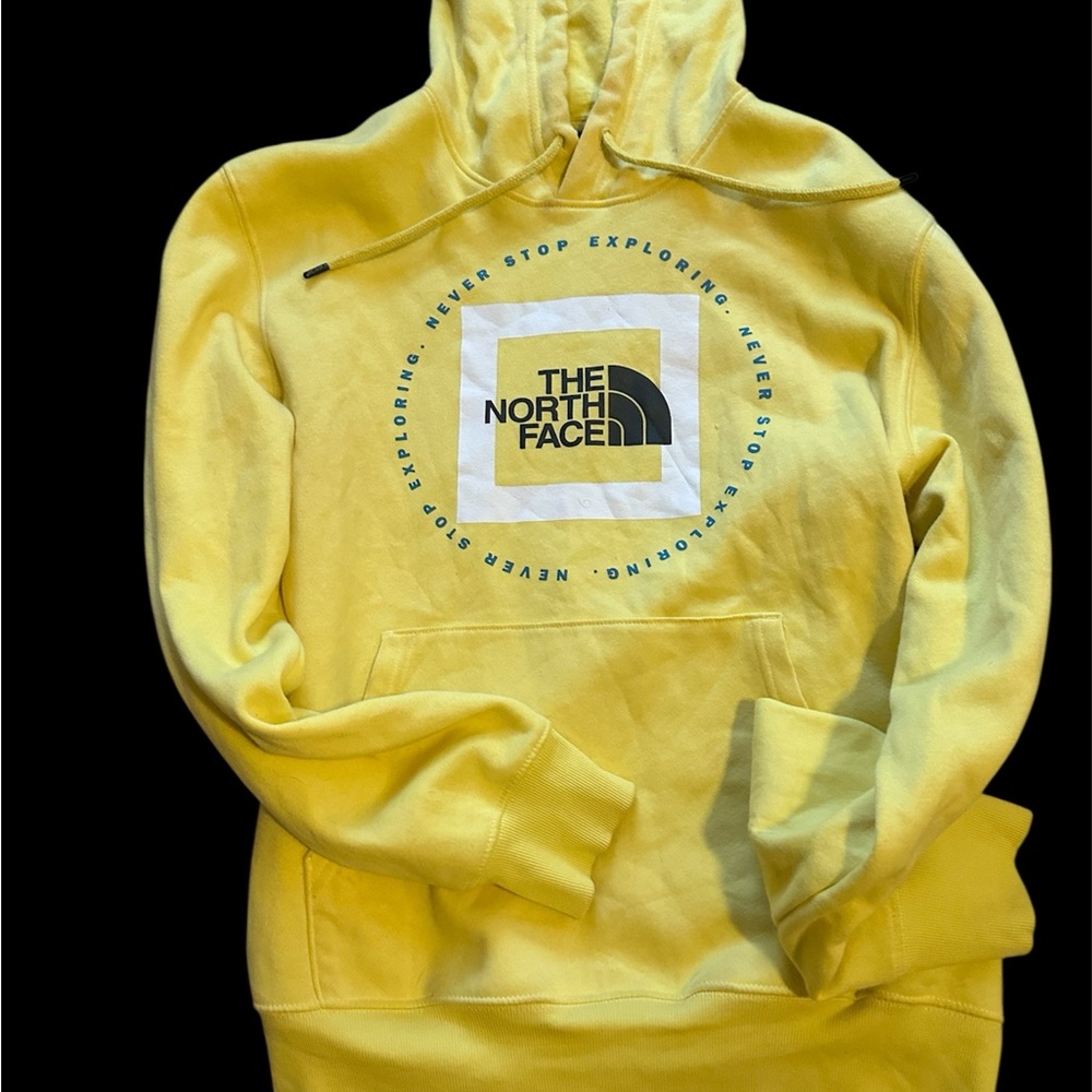 The North Face Yellow Men's Sweatshirt Size L